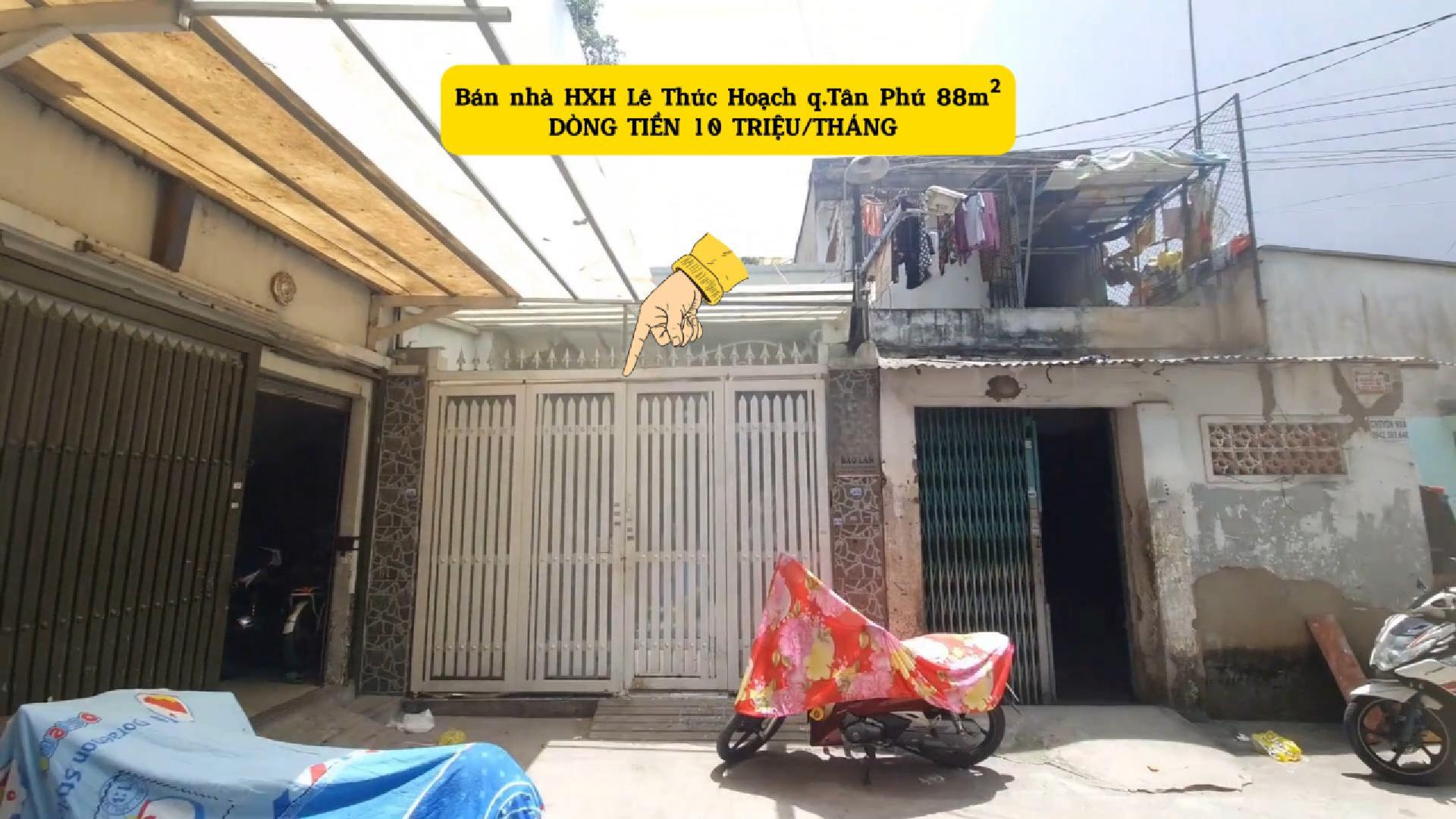 Bán nhà HXH Lê Thúc Hoạch 88m² - DÒNG TIỀN 10 TRIỆU/THÁNG - Ảnh chính